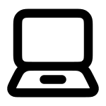 Laptop Alt 1 SVG Icon